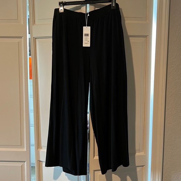 Eileen Fisher Tencel Wide Ankle Pant - Picture 1 of 2